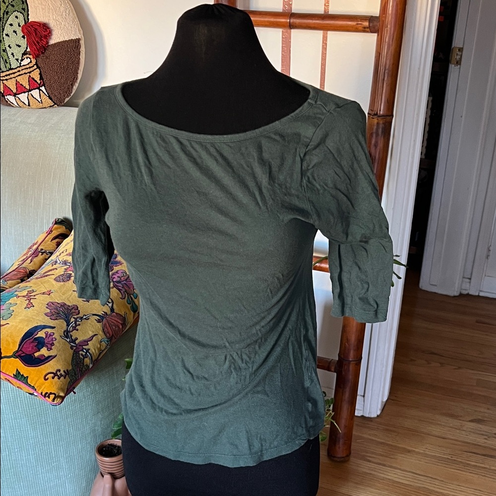 BDG Forest Green Long Sleeve Top